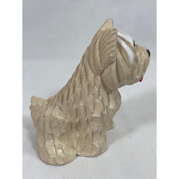 Artesania Rinconada Shaggy Old English Sheep Dog Figurine Uruguay - Picture 2 of 9